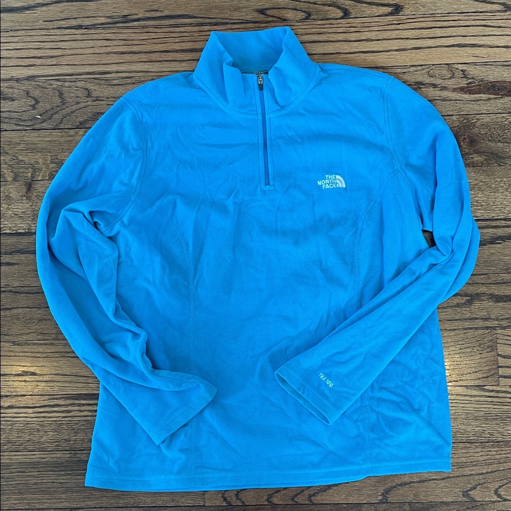 The North Face Vibrant Blue Half-Zip Fleece